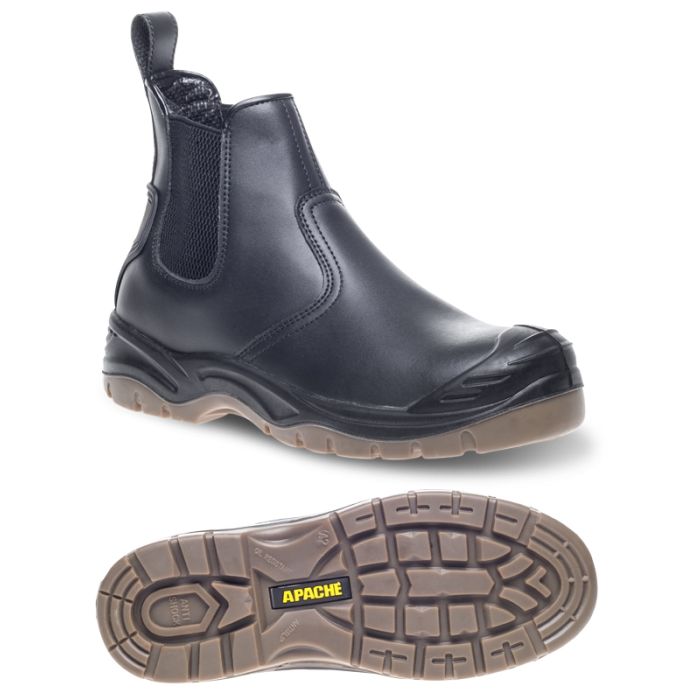 APACHE AP714SM SAFETY BOOT Black